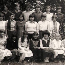 Základní devítiletá škola Bouzov, 8. třída, 1982-1983, třídní učitel: Miloslav Zukal