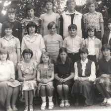 Základní škola, 8.ročník, 1983-1984, třídní učitelka: Milena Slouková
