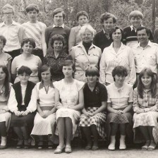 Základní škola, 8.ročník, 1984-1985, třídní učiteka: Milena Strádalová