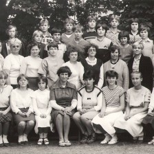 Základní škola, 8.ročník, 1985-1986, třídní učitelka: Margit Pospíšilová