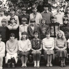 Základní škola, 8.ročník, 1986-1987, třídní učitel: Miloslav Zukal