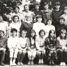 Základní škola, 8.ročník, 1987-1988, třídní učitelka: Milena Strádalová