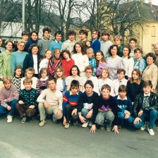 Základní škola, 8.ročník, 1990-1991, třídní učitel: Miloslav Zukal