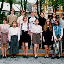 Základní škola, 9.ročník, 1996-1997, třídní učitelka: Mgr. Eva Kolouchová