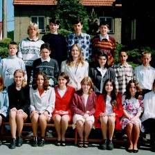 Základní škola, 9.ročník, 1998-1999, třídní učitel: Mgr. Jiří Procházka