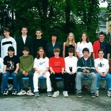 Základní škola, 9.ročník, 2000-2001, třídní učitelka: Mgr.Margit Pospíšilová