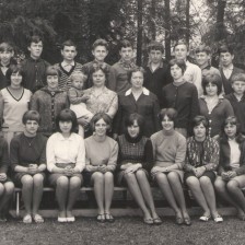 Základní devítiletá škola Bouzov, 9.ročník, 1966-1967, tř.učitelka: Ludmila Hyjánková